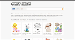 Desktop Screenshot of cutestclipart.com